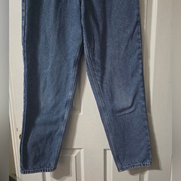 Vintage Flannel Lined Tapered Leg Mom Jeans by Eddie Bauer, 100% Cotton, EUC! - Picture 3 of 11